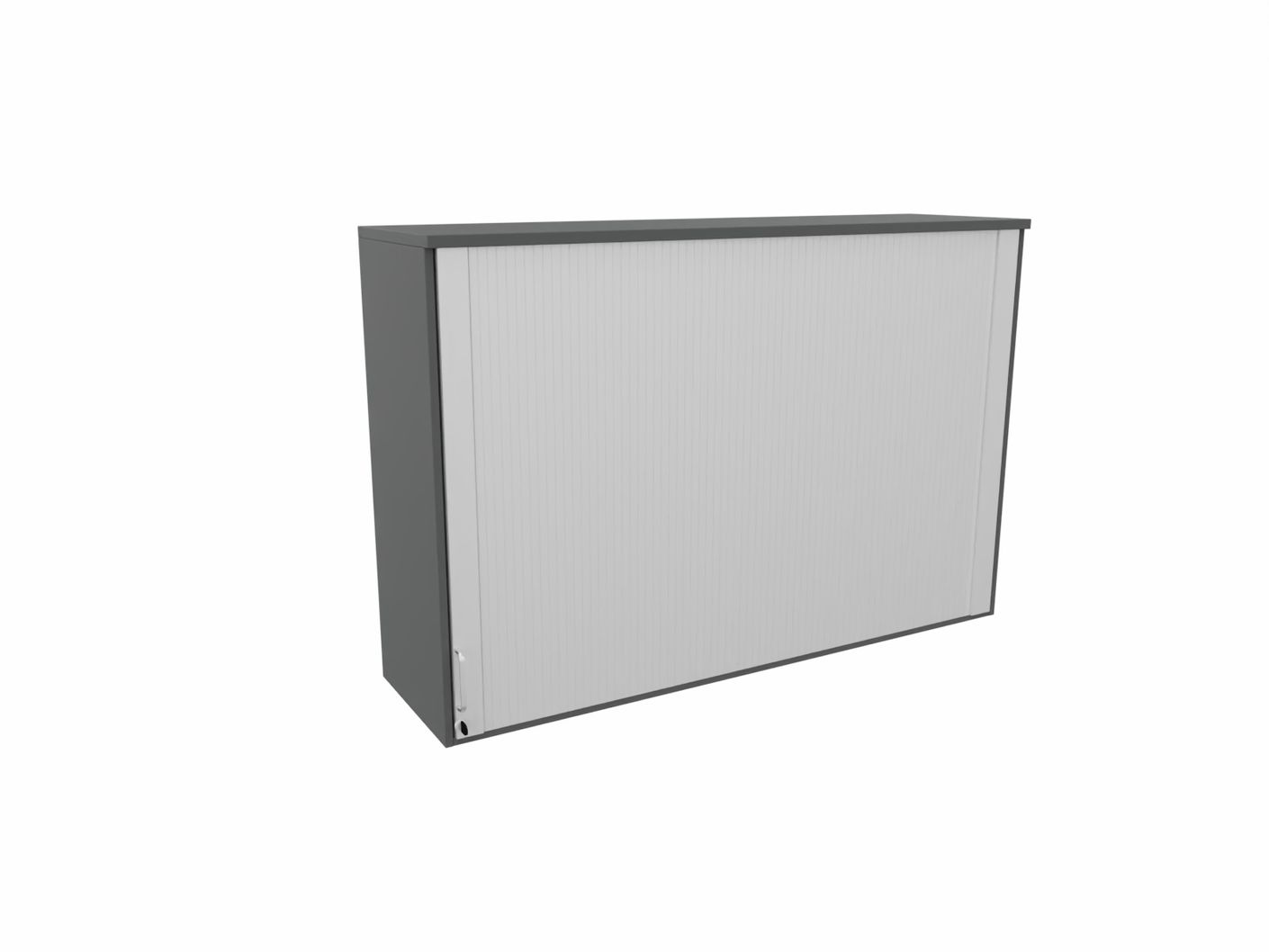 LAUNDREEZY Aufsatzschrank Anthrazit - 60x38x68 Cm Mit Stangengriffen