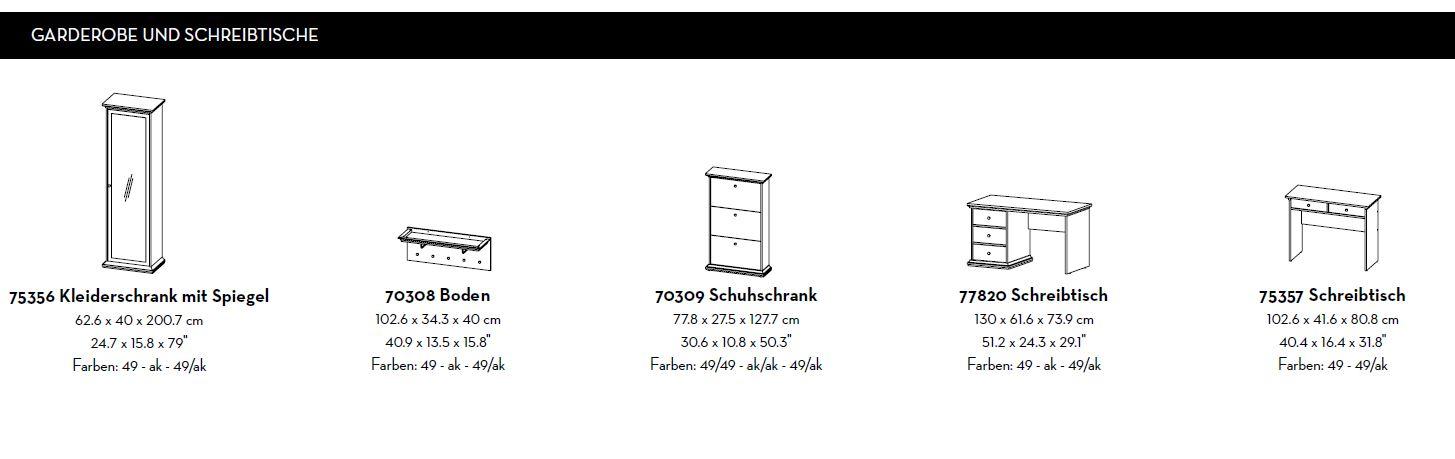 Kleiderschrank Büromöbel Paris Garderobenschrank | Küchen | Günstig Froschkönig24 1-türig & Weiß Möbel, kaufen
