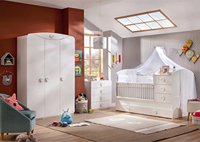 Babyzimmer Serien | Wickeltisch | Babybett | Schränke | Günstig Möbel,  Küchen & Büromöbel kaufen | Froschkönig24
